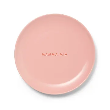 Vondels Ceramic breakfast plate mamma mia pink ø22 cm