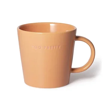 Vondels Ceramic Tea Cup Too Pretty orange 350ml