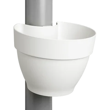 Elho Vibia Campana Regenpijpbakje 22cm Zijdewit