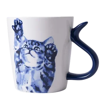 Heinen Delfts Blauw Mok Kattenstaart Ontdekken