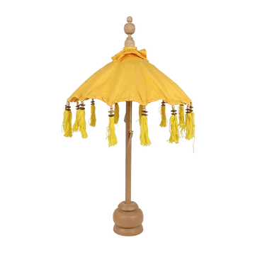 Van der Leeden Parasol Bali Small Yellow Geel 75 x 50 cm