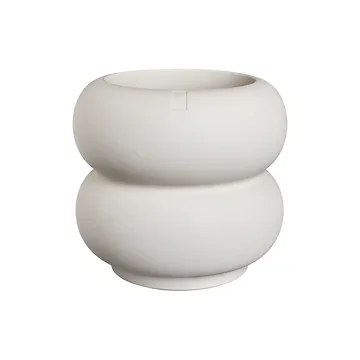 Elho Amber Roll Low - Linnen wit - 43 x 40 cm