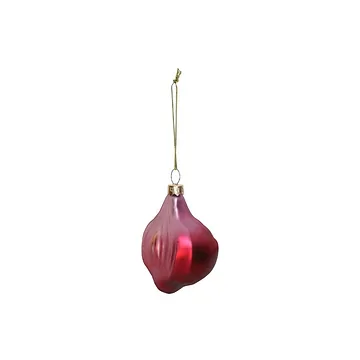 Kersthanger Ui Glas Paars 7.8 cm