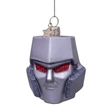 Vondels Kersthanger Transformers Megatron zilver 8 cm