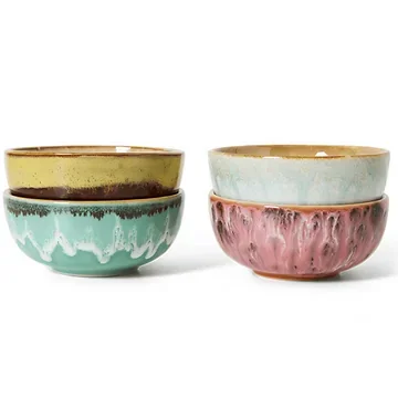 HKliving Kommetjes 70's Ceramics Modernist 8.3 cm