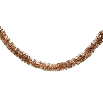 Decoris Kerstslinger Lametta espresso 270 cm
