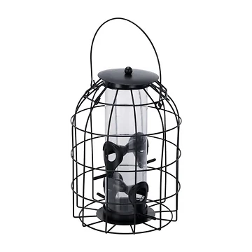 Pro Garden Vogelvoerhouder Zaad Metaal Zwart 17 x 23 cm