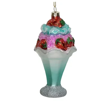Kersthanger IJs Multi 13.2 cm