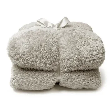 Unique Living Teddy Plaid Chateau Grey 150 x 200
