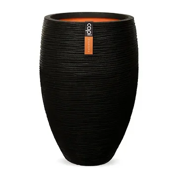 Capi Europe Vaas elegant deluxe Rib NL zwart