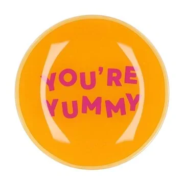 Daan Kromhout Design Bord Rond You're Yummy 18 x 2 cm