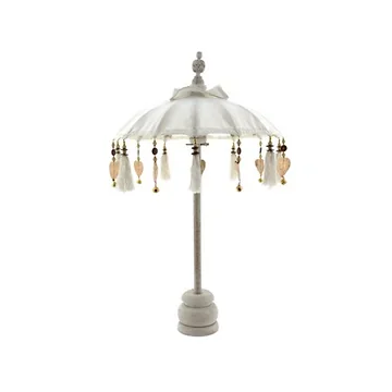 Van der Leeden Parasol Bali Small Hearts Grijs 75 x 50 cm