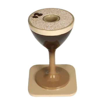 De Bosrand Kaarsenhouder Espresso Martini 10 x 15 cm
