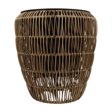 Mica Decorations Pot Pancho Rond Lichtbruin 47 x 40 cm