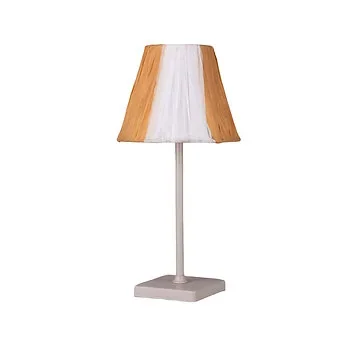 De Bosrand Tafellamp Oplaadbaar Wit Naturel 36.5 x 15 cm