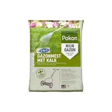 Pokon Gazonmest met Kalk 5kg voor 75m²