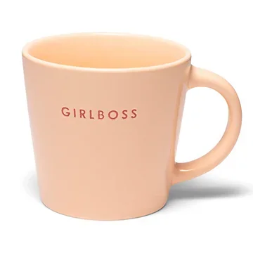 Vondels Cappuccinokopje Ceramic Girlboss Roze 250 ml