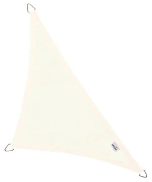 Platinum Sun&Shade Coolfit Schaduwdoek Driehoek Gebroken Wit 400 x 400 x 570 cm