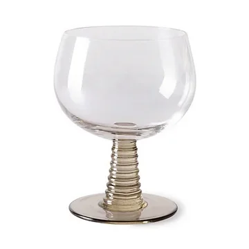 Hkliving Wijnglas Swirl Laag Groen 0.35 L