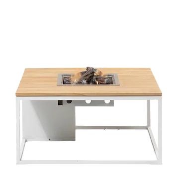 Cosiloft 100 white frame - teak top