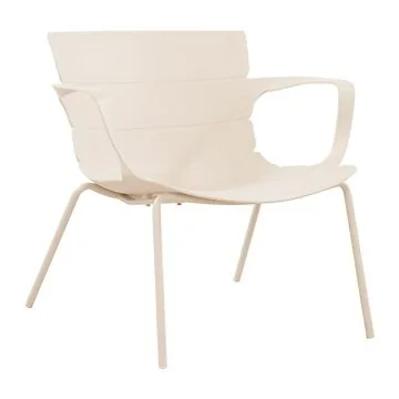 Ease Up Loungestoel Kunststof Finn Zand 76.5 x 69 x 70 cm