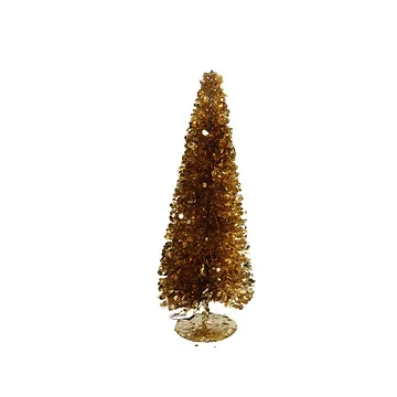 Kerstboom sparkle goud pailletten 11 x 30