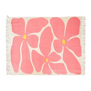 Unique Living Plaid Melia sugar pink 125 x 150 cm