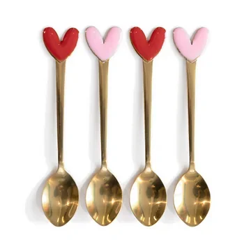 Blond Amsterdam Theelepels Even Bijkletsen Hearts