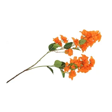 Kunstbloem Zijde Bougainville Tak Oranje 106cm