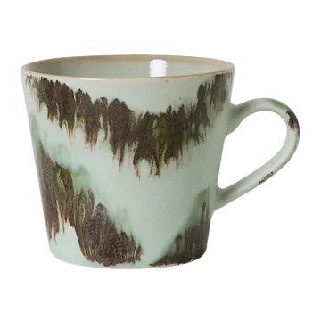 HKliving Cappuccinomok 70's Ceramics Tide 0.33 L