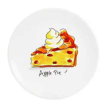Blond Amsterdam Gebaksbord Even Bijkletsen Apple Pie 18 cm