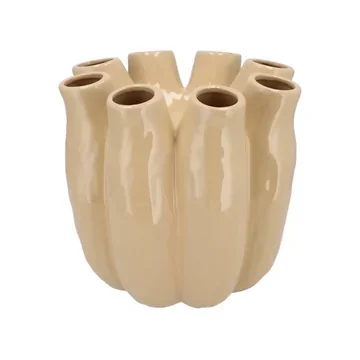 Daan Kromhout Design Tulpenvaas Luna Sand 19 x 19 cm