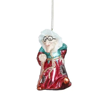 Efteling Ornament Heks glas roze