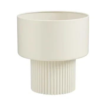 Mica Decorations Bloempot Lux Rond Wit 33 x 31.5 cm