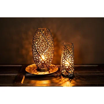 Home Society Tafellamp Oyen Zwart L 48 cm