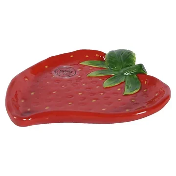 Aardbeien schaaltje 17 x 14.5 x 3 cm