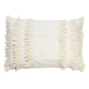 Dutch Decor Sierkussen Fara snow white 40 x 60 cm