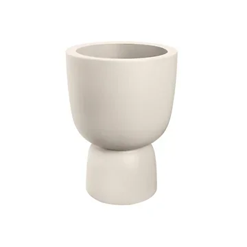 Elho Amber Coupe 35 Linnen wit - ø 35 x H 49 cm - 100% gerecycled