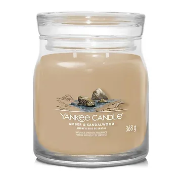 Yankee Candle Geurkaars Amber & Sandalwood Signature Medium