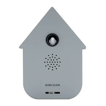 Karlsson Soundbox Modern Koekoeksklok Grijs 12 x 7.5 x 11.5 cm