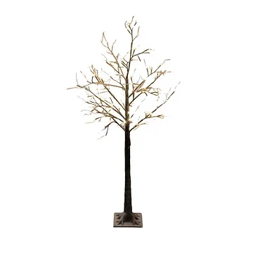 Anna's Collection berkenboom bruin met verlichting 130 cm