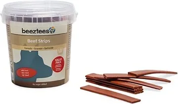 Beeztees Beef Strips Voordeelemmer 500 gram