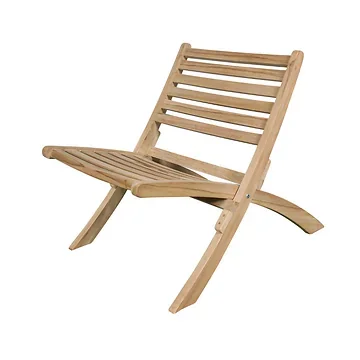 Timber Loungestoel Jaywick Naturel 61 x 88 x 70 cm