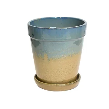 Pot met schotel Montana 16 x 17 cm