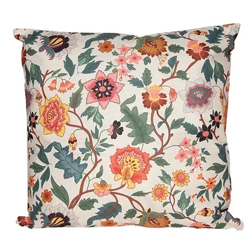 Anna's Collection Sierkussen Buiten Vintage Bloemen Kleur 45 x 45 cm