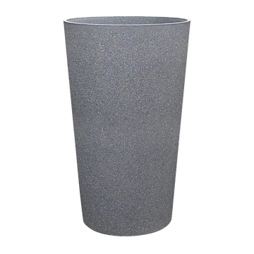 De Bosrand Pot Kunststof Hoog Mediterranean Grey 45.5 x 76 cm