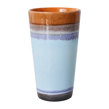 HKliving Latte Mok 70's Ceramics Ash 0.3 L