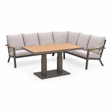 Royal Seasons Hoek-loungeset 6-zits Solare Bahia Espresso