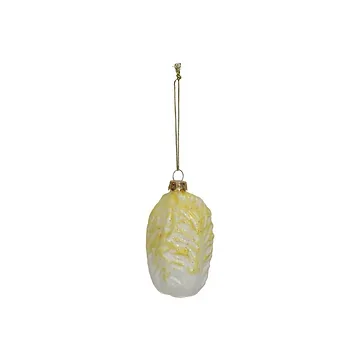 Kersthanger Witlof Glas Geel 9.6 cm