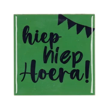 Tegel Hoera Groen 10 x 10 cm